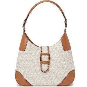 Michael KORS Lillian Signature Logo Shoulder Bag